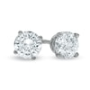 Thumbnail Image 1 of 3/4 CT. T.W. Diamond Solitaire Stud Earrings in 14K White Gold (I/I1)