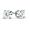Thumbnail Image 0 of 1/2 CT. T.W. Diamond Solitaire Stud Earrings in 14K White Gold (I/I1)