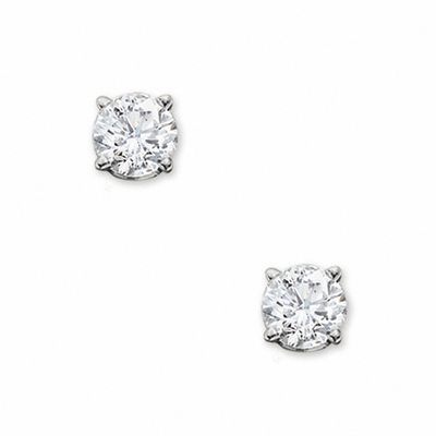 Zales white gold earrings hotsell
