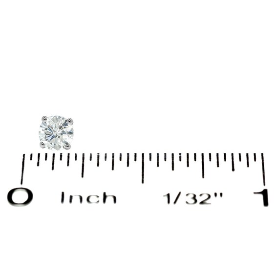 1/2 CT. T.w. Diamond Solitaire Stud Earrings in 14K White Gold (I/I1)