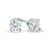 1/3 CT. T.w. Diamond Solitaire Stud Earrings In 14K White Gold (I/I1)