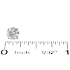 Thumbnail Image 1 of 1 CT. T.W. Diamond Solitaire Stud Earrings in 14K White Gold (I/I1)