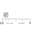 Thumbnail Image 2 of 1 CT. T.W. Diamond Solitaire Stud Earrings in 14K White Gold (I/I1)