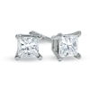 Thumbnail Image 1 of 1/4 CT. T.W. Princess-Cut Diamond Solitaire Stud Earrings in 14K White Gold (I/I1)