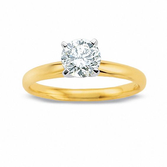 1-1/4 CT. Certified Diamond Solitaire Engagement Ring In 14K Gold