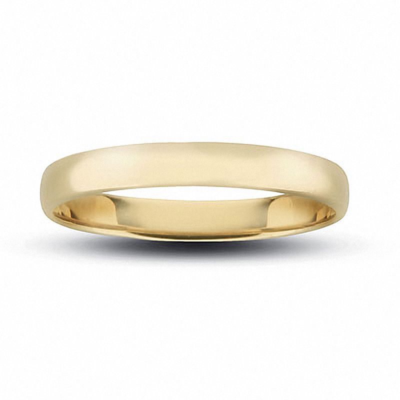 Men's 3mm Wedding Band in 10K Gold - Size 9