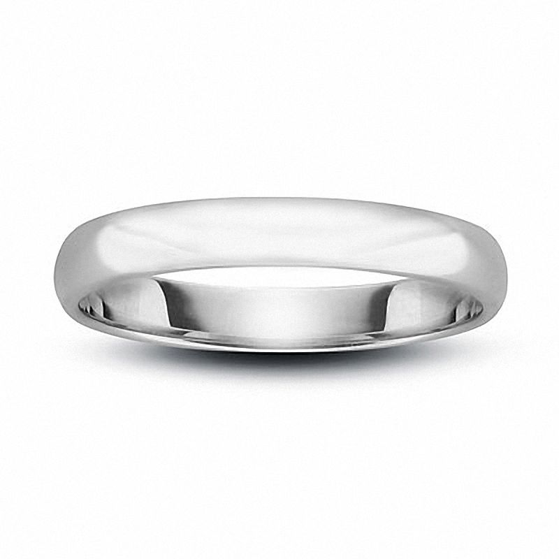 Main Image 1 of Ladies' 3mm Wedding Band in 14K White Gold - Size 6
