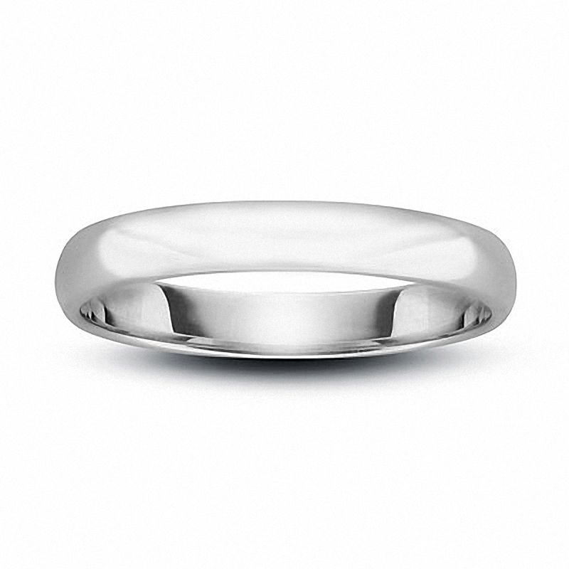 Ladies' 3mm Wedding Band in 14K White Gold - Size 6