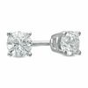Thumbnail Image 1 of 1/2 CT. T.W. Diamond Solitaire Stud Earrings in 14K White Gold