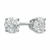 Thumbnail Image 1 of 3/4 CT. T.W. Diamond Solitaire Stud Earrings in 14K White Gold