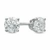 Thumbnail Image 0 of 3/4 CT. T.W. Diamond Solitaire Stud Earrings in 14K White Gold