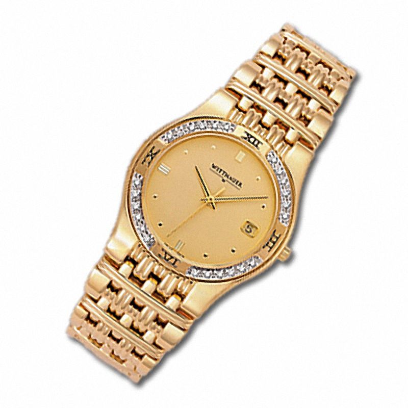 Men's Wittnauer Laureate Gold-Tone Watch (Model: 12E08/PG)