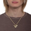 Thumbnail Image 2 of Diamond-Cut Landing Eagle Charm in Solid 10K Gold