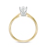 Thumbnail Image 2 of 1 CT. Certified Marquise Diamond Solitaire Engagement Ring in 14K Gold (I/I2)