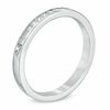 Thumbnail Image 1 of 1/4 CT. T.W. Princess-Cut Diamond Wedding Band in 14K White Gold