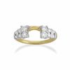 Thumbnail Image 0 of 1/2 CT. T.W. Diamond Solitaire Enhancer in 14K Two-Tone Gold