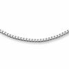 Thumbnail Image 1 of Ladies' 14K White Gold 0.78mm Box Chain Necklace - 24"