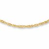 Thumbnail Image 0 of Ladies' 1.2mm Singapore Chain Necklace in 14K Gold - 18"