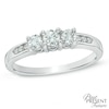 Thumbnail Image 1 of 1/2 CT. T.W. Diamond Past Present Future® Ring in 14K White Gold