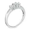 Thumbnail Image 1 of 1/2 CT. T.W. Diamond Past Present Future® Ring in 14K White Gold