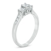 Thumbnail Image 1 of 1 CT. T.W. Princess-Cut Diamond Past Present Future® Engagement Ring in 14K White Gold