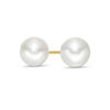 Thumbnail Image 1 of Blue Lagoon® by Mikimoto 6.0-6.5mm Akoya Cultured Pearl Earrings in 14K Gold