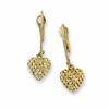 Thumbnail Image 0 of Heart-Shaped Leverback Earrings in 14K Gold