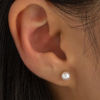 Thumbnail Image 2 of Blue Lagoon® by Mikimoto 5.0-5.5mm Akoya Cultured Pearl Stud Earrings in 14K Gold