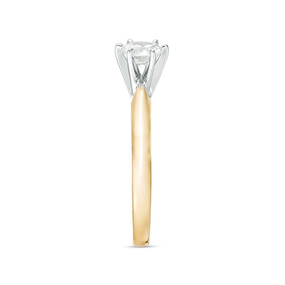 CT. Diamond Solitaire Engagement Ring in 14K Gold (I/I2