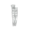 Thumbnail Image 3 of 2 CT. T.W. Diamond Three Stone Bridal Set in 14K White Gold