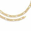 Thumbnail Image 1 of 10K Gold Figaro Link Bracelet and Necklace Set