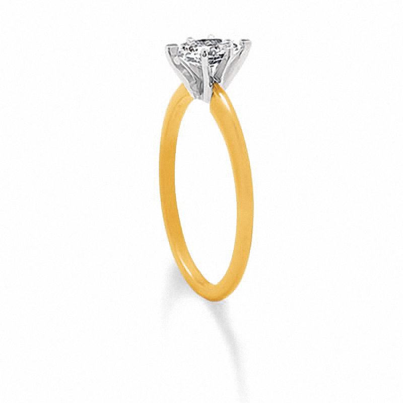 Main Image 2 of 1/3 CT. Marquise Diamond Solitaire Engagement Ring in 14K Gold