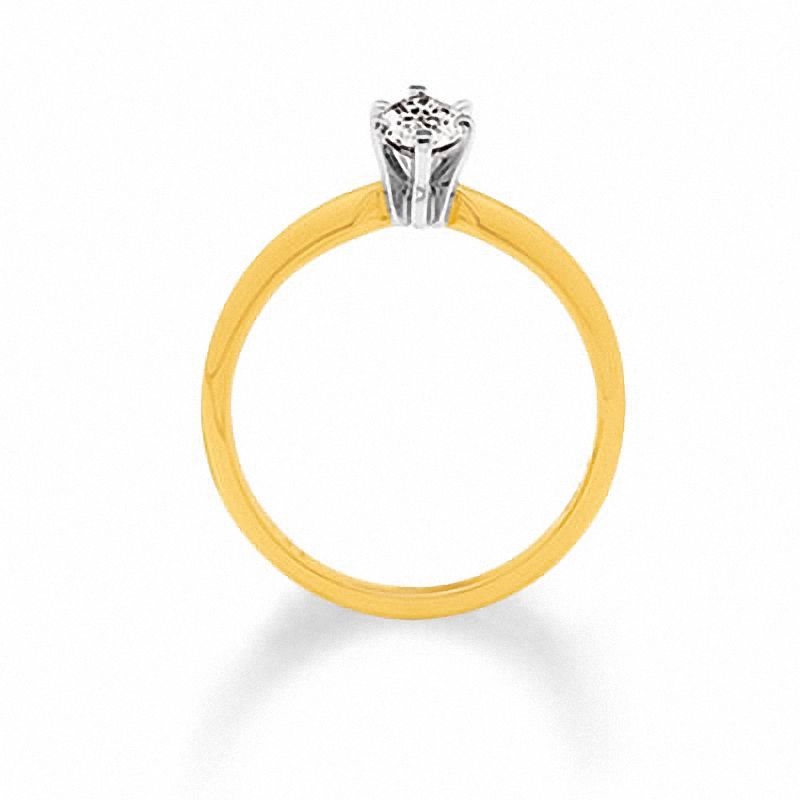 1/3 CT. Marquise Diamond Solitaire Engagement Ring in 14K Gold