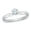 Thumbnail Image 1 of 1/4 CT. Diamond Solitaire Engagement Ring in 14K White Gold
