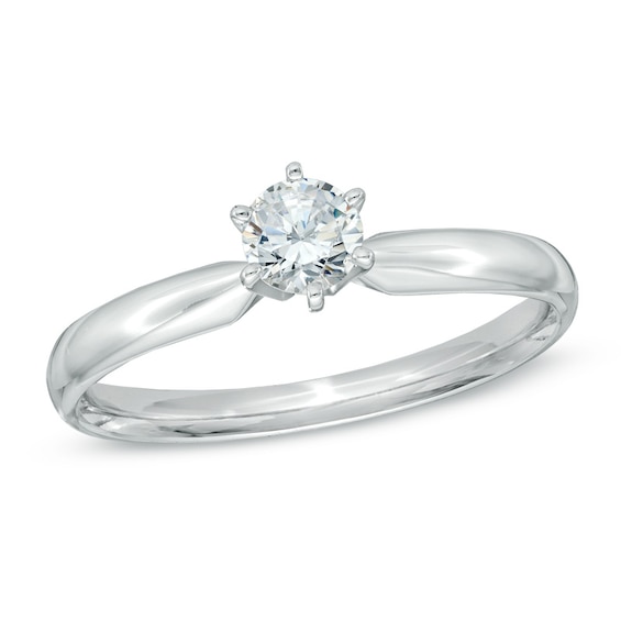 4 CT. Diamond Solitaire Engagement Ring in 14K Gold