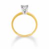 Thumbnail Image 2 of 1/5 CT. Princess Cut Diamond Solitaire Engagement Ring in 14K Gold