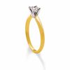 Thumbnail Image 2 of 1/3 CT. Princess Cut Diamond Solitaire Engagement Ring in 14K Gold