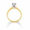 Thumbnail Image 3 of 1/3 CT. Princess Cut Diamond Solitaire Engagement Ring in 14K Gold