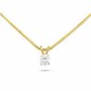 Thumbnail Image 1 of 1/2 CT. Certified Diamond Solitaire Pendant in 14K Gold