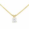 1-1/2 CT. Certified Diamond Solitaire Pendant In 14K Gold