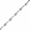 Thumbnail Image 1 of 10K White Gold Stampato Bracelet