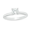 Thumbnail Image 1 of 1/2 CT. Certified Diamond Solitaire Engagement Ring in 14K White Gold
