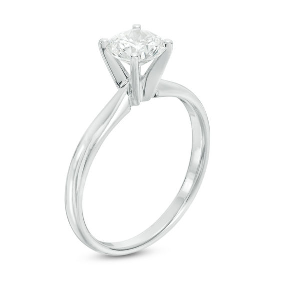 3/4 CT. Certified Diamond Solitaire Engagement Ring in 14K White Gold