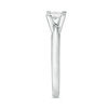 Thumbnail Image 4 of 1/2 CT. Certified Princess-Cut Diamond Solitaire Engagement Ring in 14K White Gold