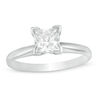 Thumbnail Image 1 of 1 CT. Certified Princess-Cut Diamond Solitaire Engagement Ring in 14K White Gold (I/I1)