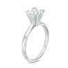 Thumbnail Image 2 of 1 CT. Certified Princess-Cut Diamond Solitaire Engagement Ring in 14K White Gold (I/I1)