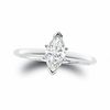 Thumbnail Image 0 of 1/2 CT. Certified Marquise Diamond Solitaire Engagement Ring in 14K White Gold