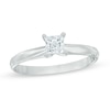 Thumbnail Image 0 of 1/2 CT. Princess-Cut Diamond Solitaire Engagement Ring in 14K White Gold (I/I2)