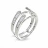 Thumbnail Image 2 of 1/2 CT. T.W. Square-Cut Diamond Solitaire Enhancer in 14K White Gold