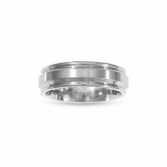 Stainless Steel Wedding Band - Size 10